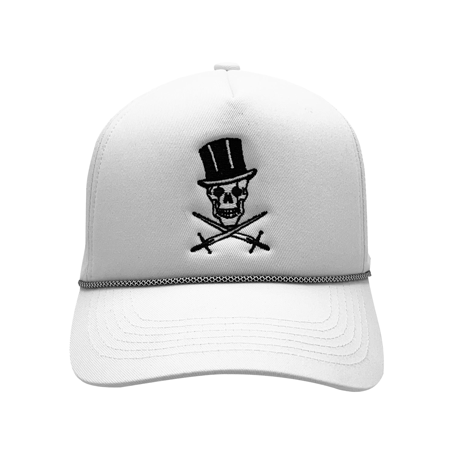 The Cooper Club - White Golfer Cap – Golf Rocks