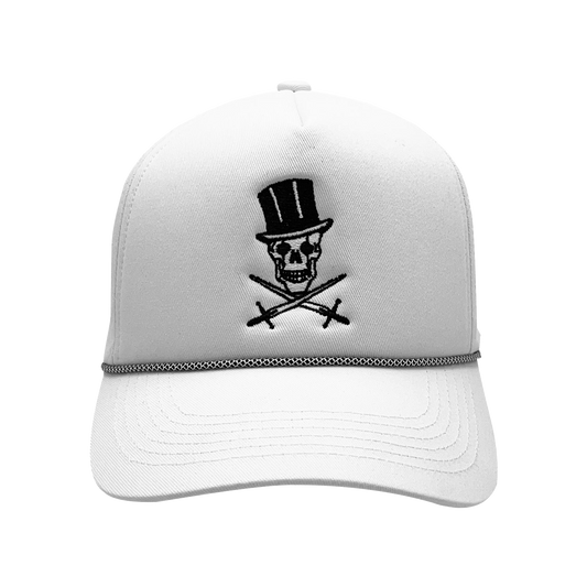 The Cooper Club - White Golfer Cap