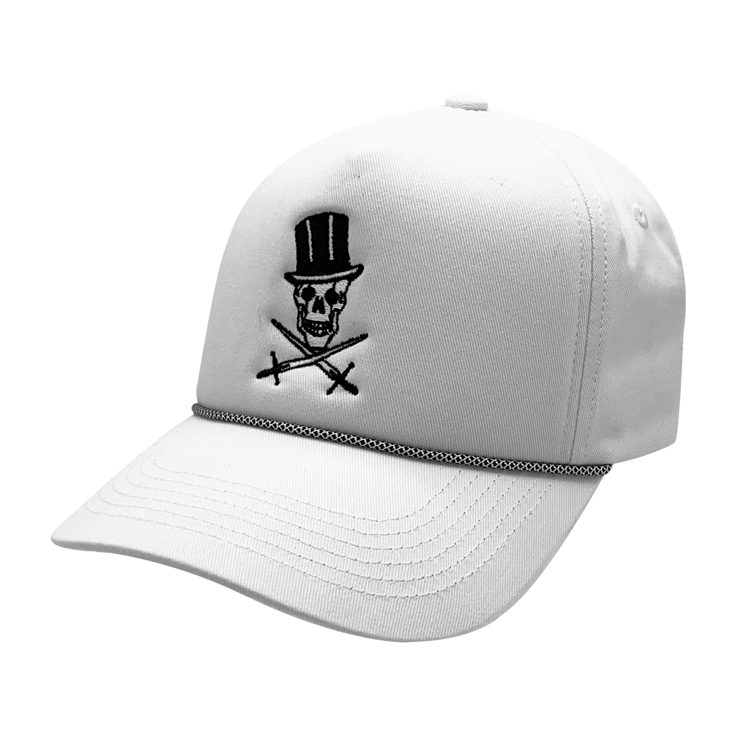 The Cooper Club - White Golfer Cap
