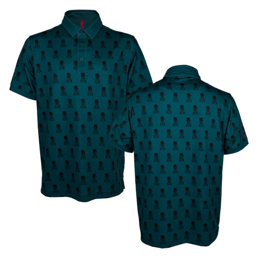 The Cooper Club - Top Hat & Crossbones Golf Polo
